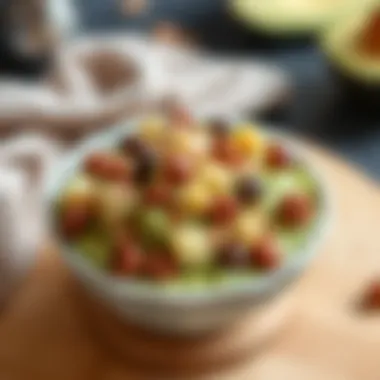 Tender avocado and oatmeal dish prepared for babies