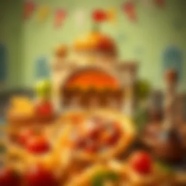 A historical depiction of the origins of Adana dürüm highlighting its cultural significance.