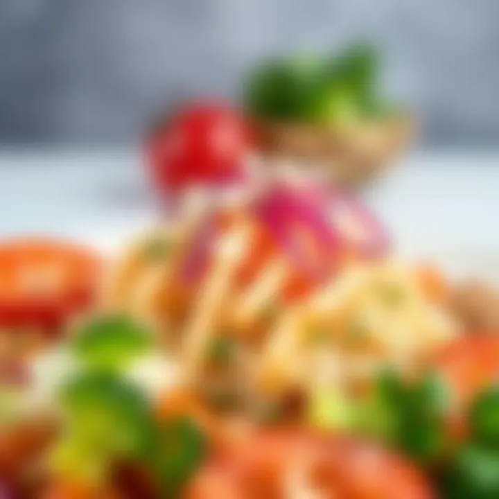 Healthy Dish Featuring Grated Ingredients Beautifully presented healthy dish incorporating grated elements