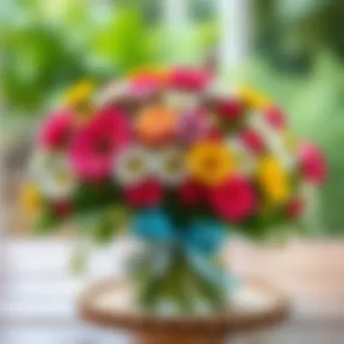 Symbol of Appreciation for Mothers A beautiful bouquet symbolizing gratitude for mothers