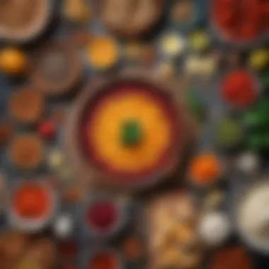 Gathering the Essential Ingredients for a Traditional Recipe Ingredients for Arda Kuru Patlıcan Dolması