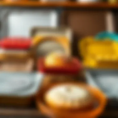 Diverse Baking Tray Collection Assorted baking trays of various shapes and sizes