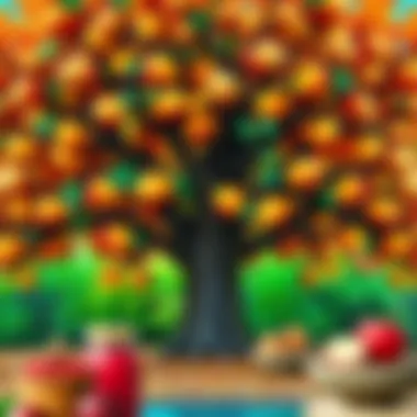 Horse chestnut tree in a natural setting