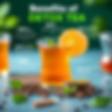 Benefits of Aycex Detox Tea Infographic highlighting the benefits of drinking Aycex detox tea