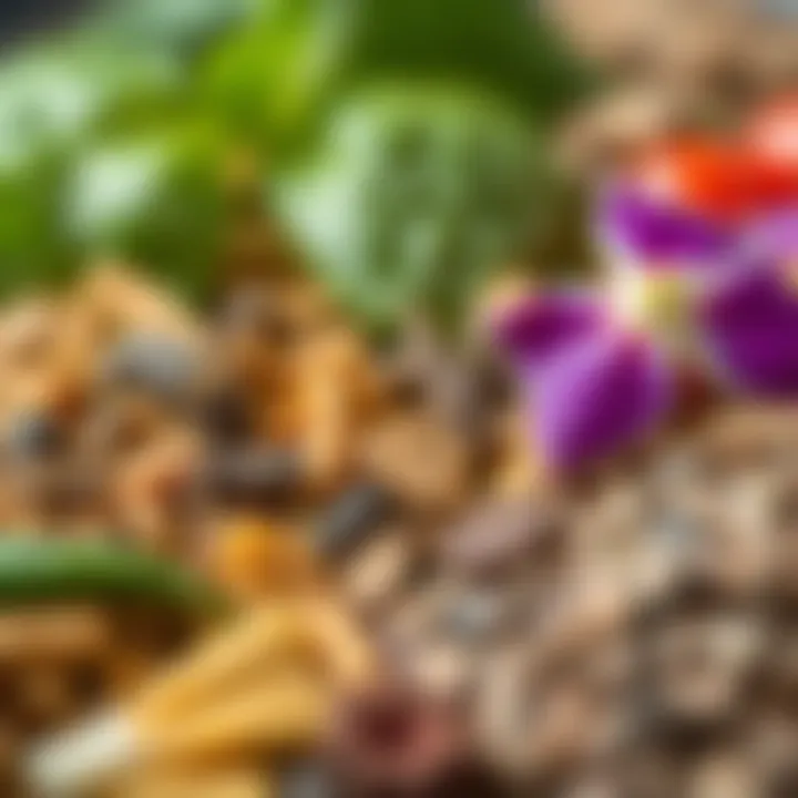 Natural Ingredients in Aycex Detox Tea Close-up of the natural ingredients used in Aycex detox tea