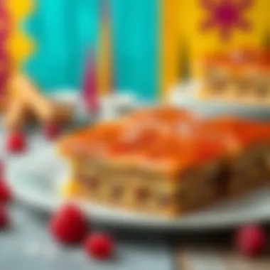 Finished baklava ready for baking