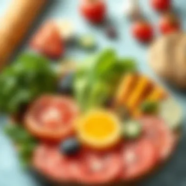 Balanced Diet Incorporating Vitamin D Visual representation of a balanced diet featuring vitamin D-rich foods