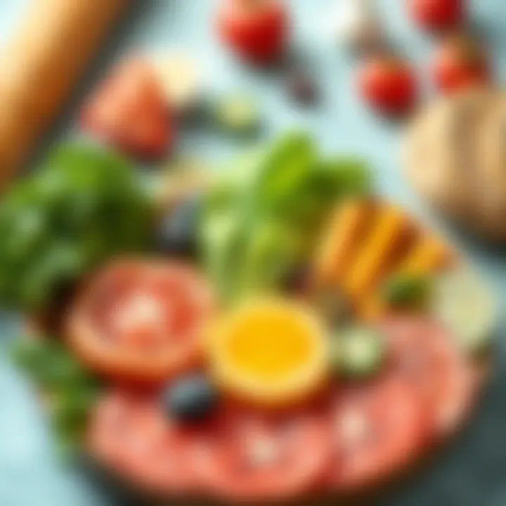 Balanced Diet Incorporating Vitamin D Visual representation of a balanced diet featuring vitamin D-rich foods