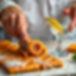 Deliciously cut baklava showcasing the unique round shapes