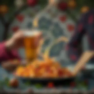 The Emotional Depth of Bayram Celebrations Artistic depiction of Bayram's emotional significance and communal bonds