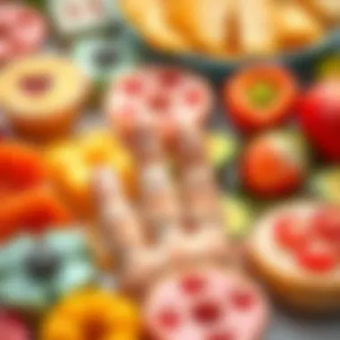 Finger Foods for Infants Colorful assortment of soft finger foods suitable for infants