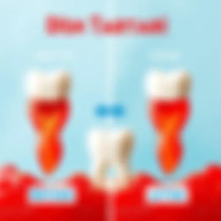 Before and after tartar removal