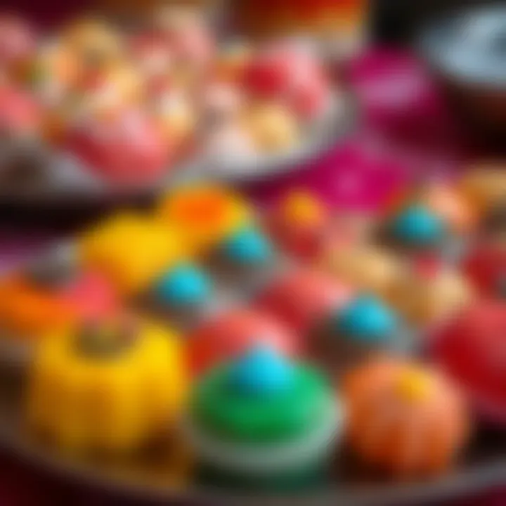 Traditional Sweets for Berat Kandili Gathering Traditional sweets served for Berat Kandili gathering