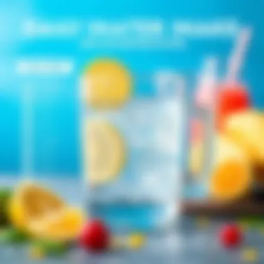 Daily Water Intake Recommendations An infographic showing daily water intake recommendations.