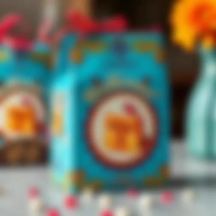 Luxurious Packaging of Biskrem Çubuk A decorative packaging design for Biskrem Çubuk emphasizing its luxurious appeal