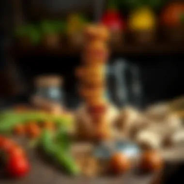 Historical Techniques of Kebab Preparation A historical depiction of traditional kebab preparation techniques passed down through generations