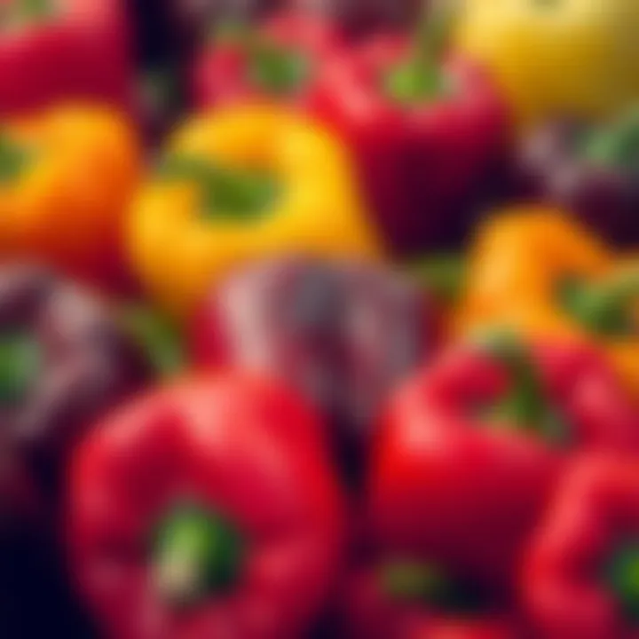 Bell Peppers: A Colorful Source of Vitamin C Colorful bell peppers showcasing vitamin C content