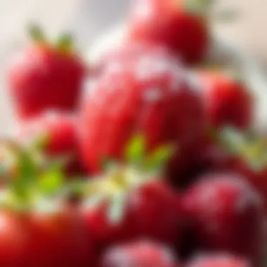 Strawberries: A Tasty Vitamin C Boost Juicy strawberries as a delicious vitamin C source