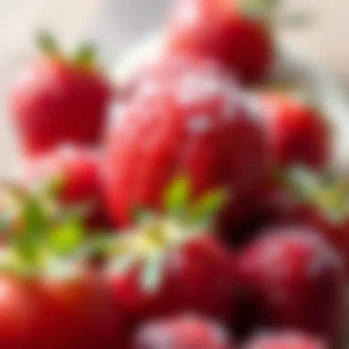 Strawberries: A Tasty Vitamin C Boost Juicy strawberries as a delicious vitamin C source