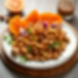 A plate showcasing Cevizli Sucuk with nuts