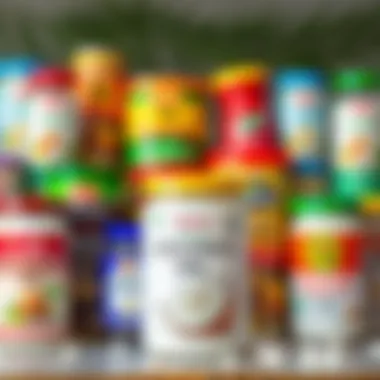 An aesthetically pleasing arrangement of various coconut oil brands