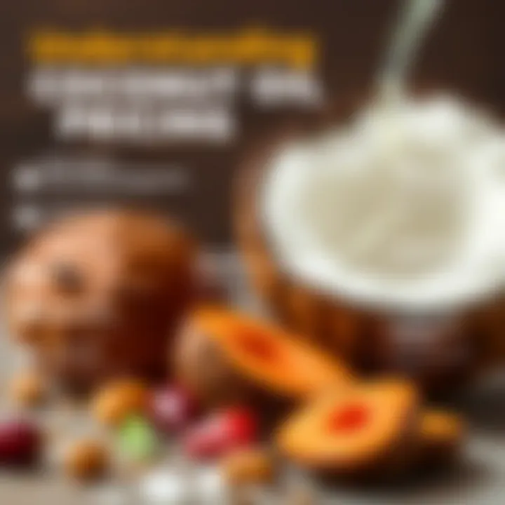 An informative infographic detailing factors influencing coconut oil prices