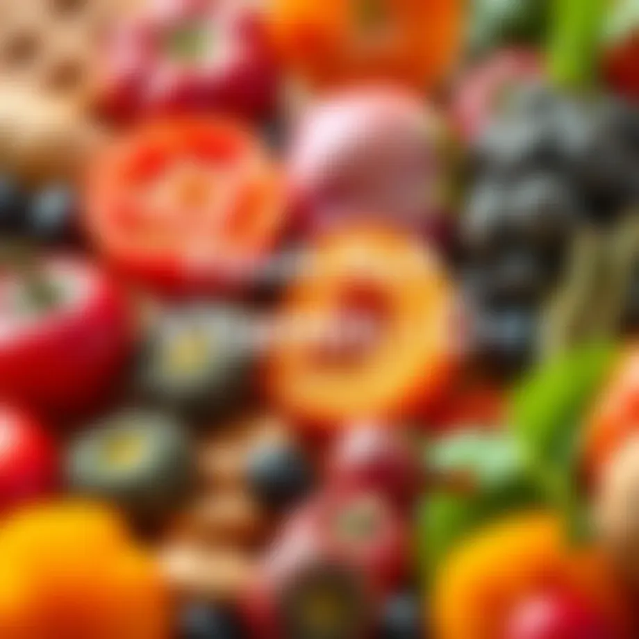 A vibrant display of foods rich in vitamin D