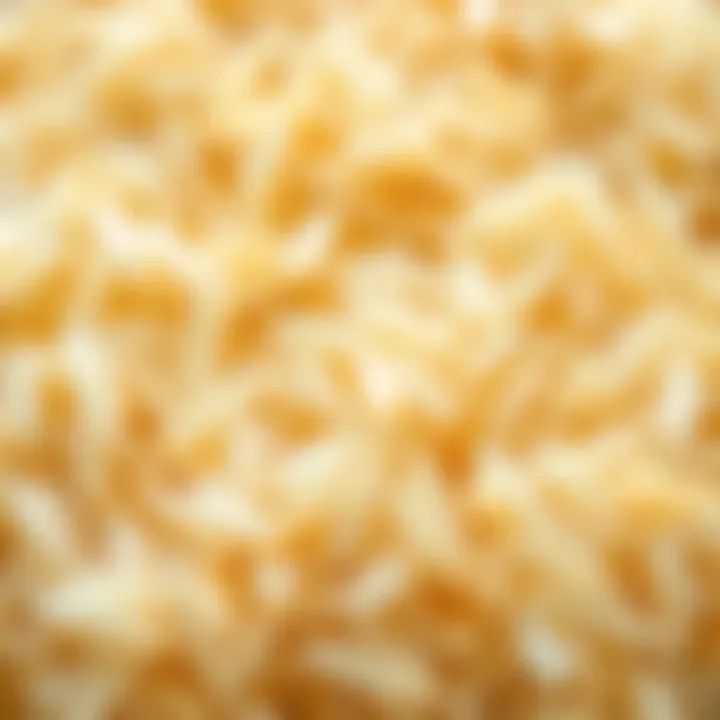 Unique Texture of Duru Basmati Rice Close-up of Duru Basmati rice grains showcasing their unique texture.