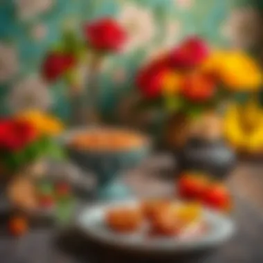 An Artistic Display of Eti Karam Gurme An artistic presentation of Eti Karam Gurme in an elegant setting.