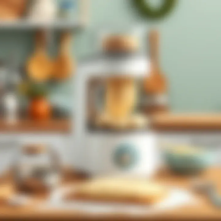 Modern home machine for dough preparation