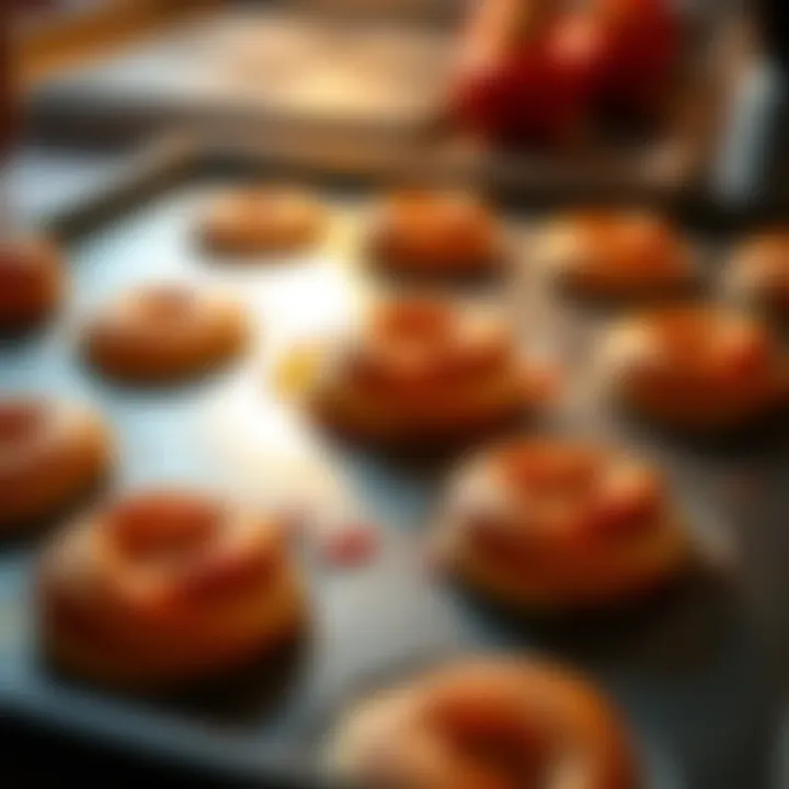 Efficient Heat Distribution Close-up of a baking tray showcasing even heat distribution