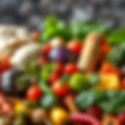 A vibrant assortment of fresh ingredients representing diverse culinary traditions.