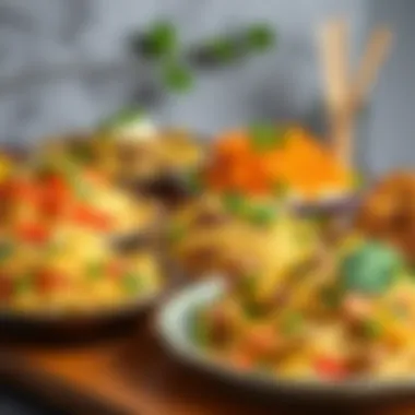 Choosing the Right Sprout Pasta Dishes An assortment of sprout pasta dishes beautifully arranged