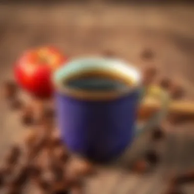 Ceramic Mug of Filter Coffee Freshly brewed filter coffee in a ceramic mug