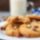 A close-up of gluten-free cookies made with hazelnut flour, showcasing their texture and crunchiness.