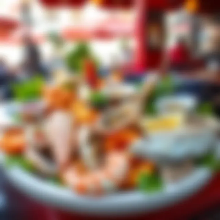Gastronomic Delights of Galata Fresh seafood platter showcasing local delicacies