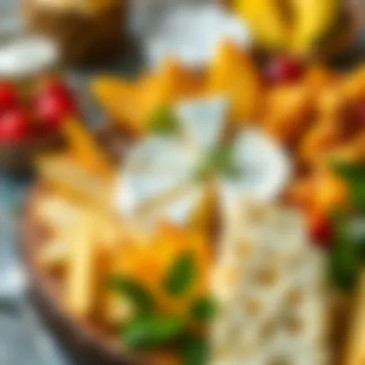 A traditional Hatay cheese platter showcasing its unique texture and color.