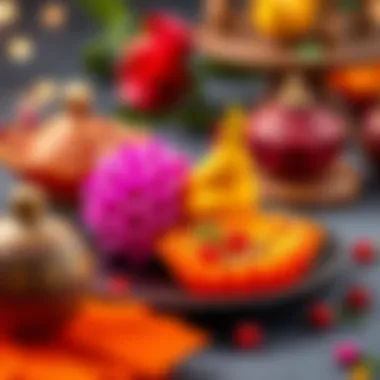 Decorative elements symbolizing the spirit of Hidirellez