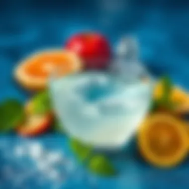 Saltwater Gargle for Throat Soothing A bowl of warm saltwater for gargling.