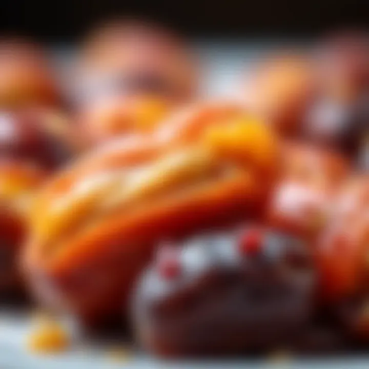 Close-up of a delicious date, a staple for breaking the fast