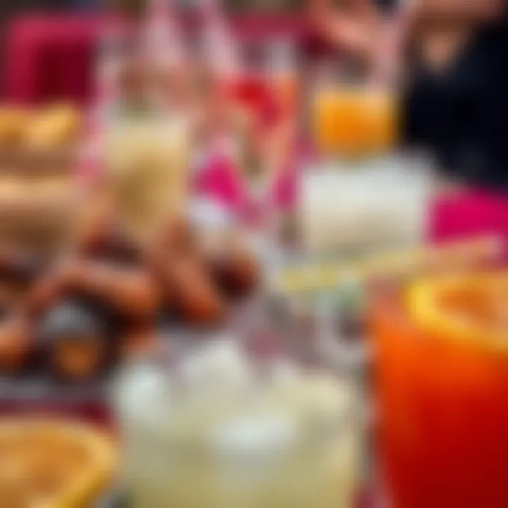 Iftar Refreshments Delicious dates and refreshing drinks laid out for iftar