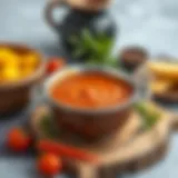 Delicious Iskender sauce in a traditional dish