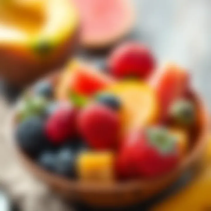 Fruits: Delicious Sources of Vitamin K A colorful bowl of fruits containing vitamin K
