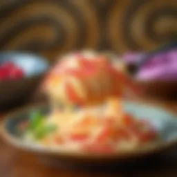 Delicate strands of kadayıf ready for assembly