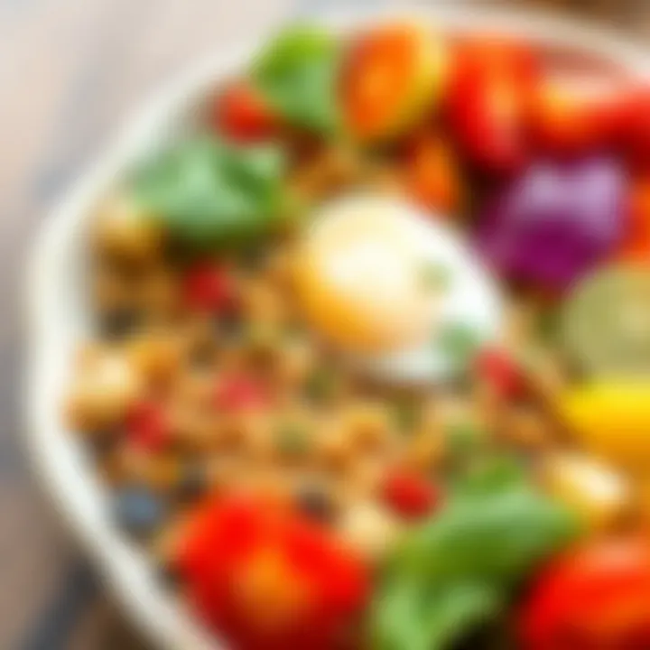 Flavorful Quinoa Breakfast Medley Savory quino and vegetable mix