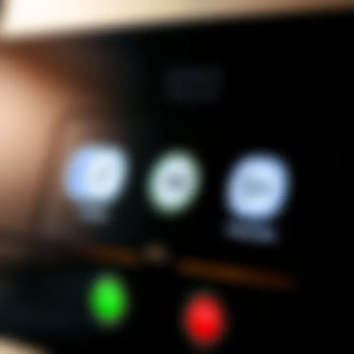 Control Panel Features of Karaca Air Pro Cook XXL Close-up of the control panel showcasing features