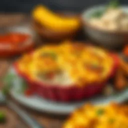 A beautifully baked cauliflower gratin with a golden crust