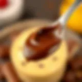 A beautifully crafted spoonful of rich chocolate