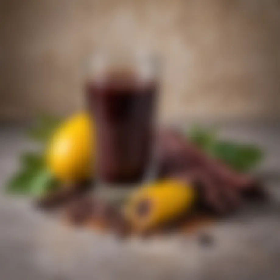 Nutritional components of carob juice