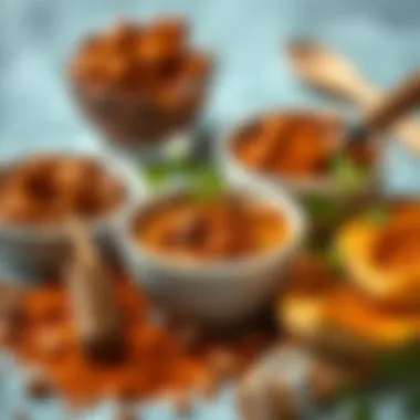 Dishes Featuring Carob Powder Aesthetic presentation of dishes featuring carob powder as a key ingredient
